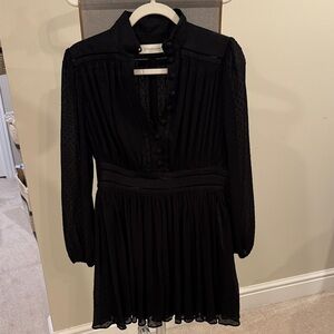 Zimmermann Black Long Sleeve Dress